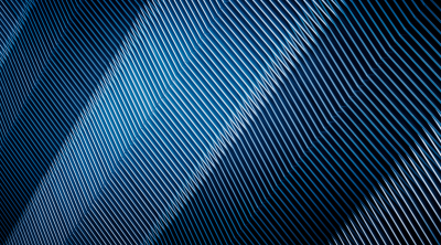 dark blue background with wavy diagonal lines